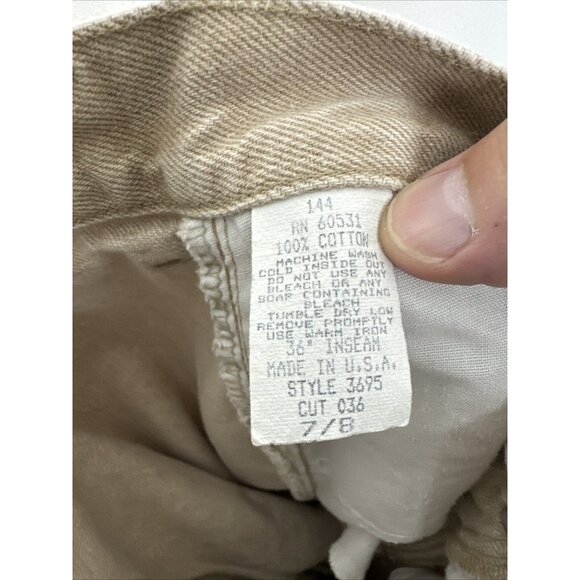 Vintage RoughRider High Rise Jeans Woman 7/8 Denim 28X36 Bareback Rough Rider - Picture 7 of 8